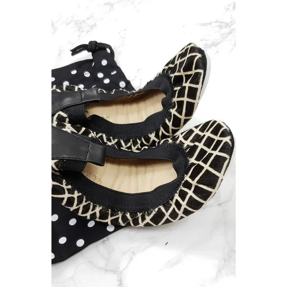 NIB Yosi Samra Sammie Ballet Flats Foldable 13 Girls